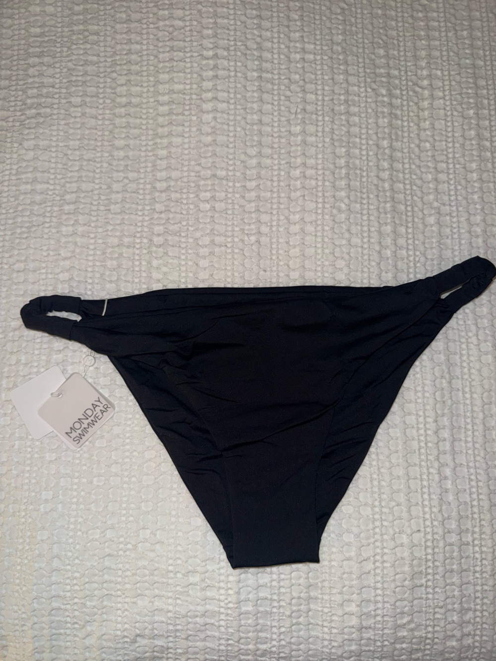 Monday Swimwear Tulum Bottoms Black Size VV XL NWT BNWT 14-16